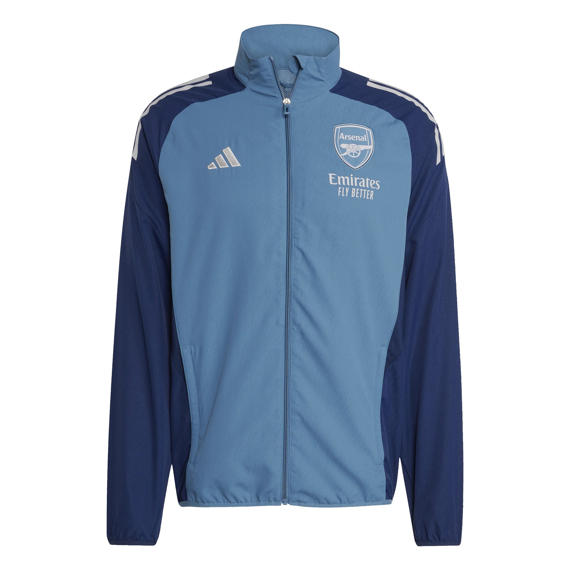 ADI ARSENAL 25-26 PRESENTATION JACKET BLANCH BLUE