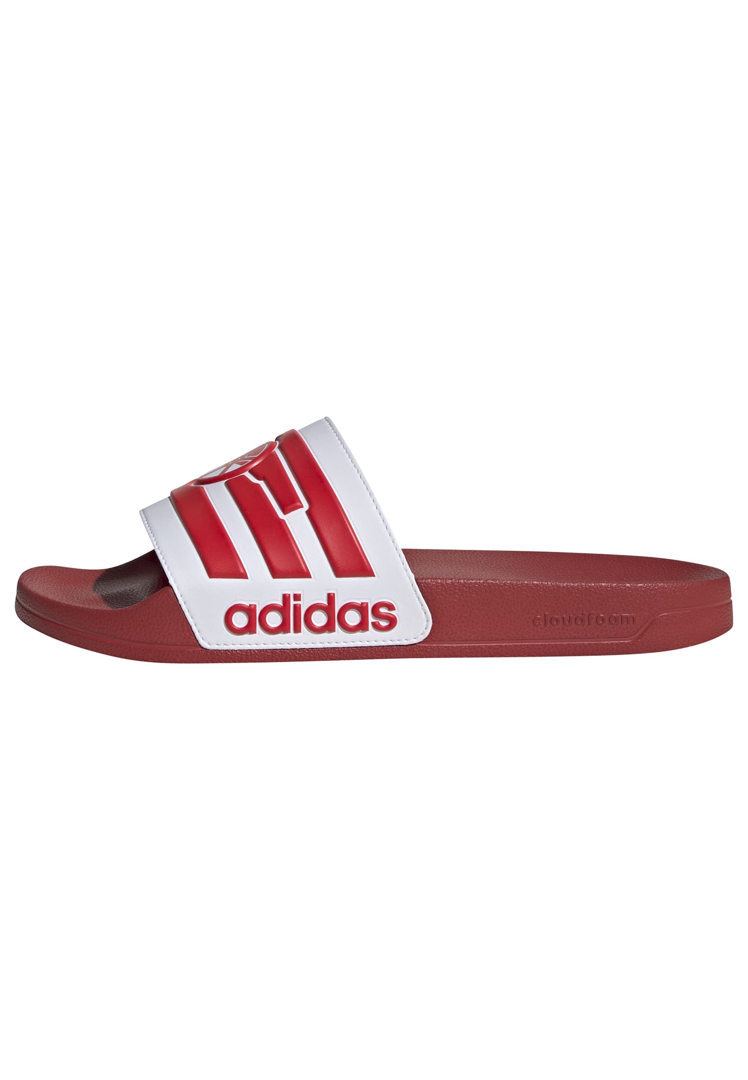 ADI ADILETTE SHOWER ARSENAL POWER RED/WHITE