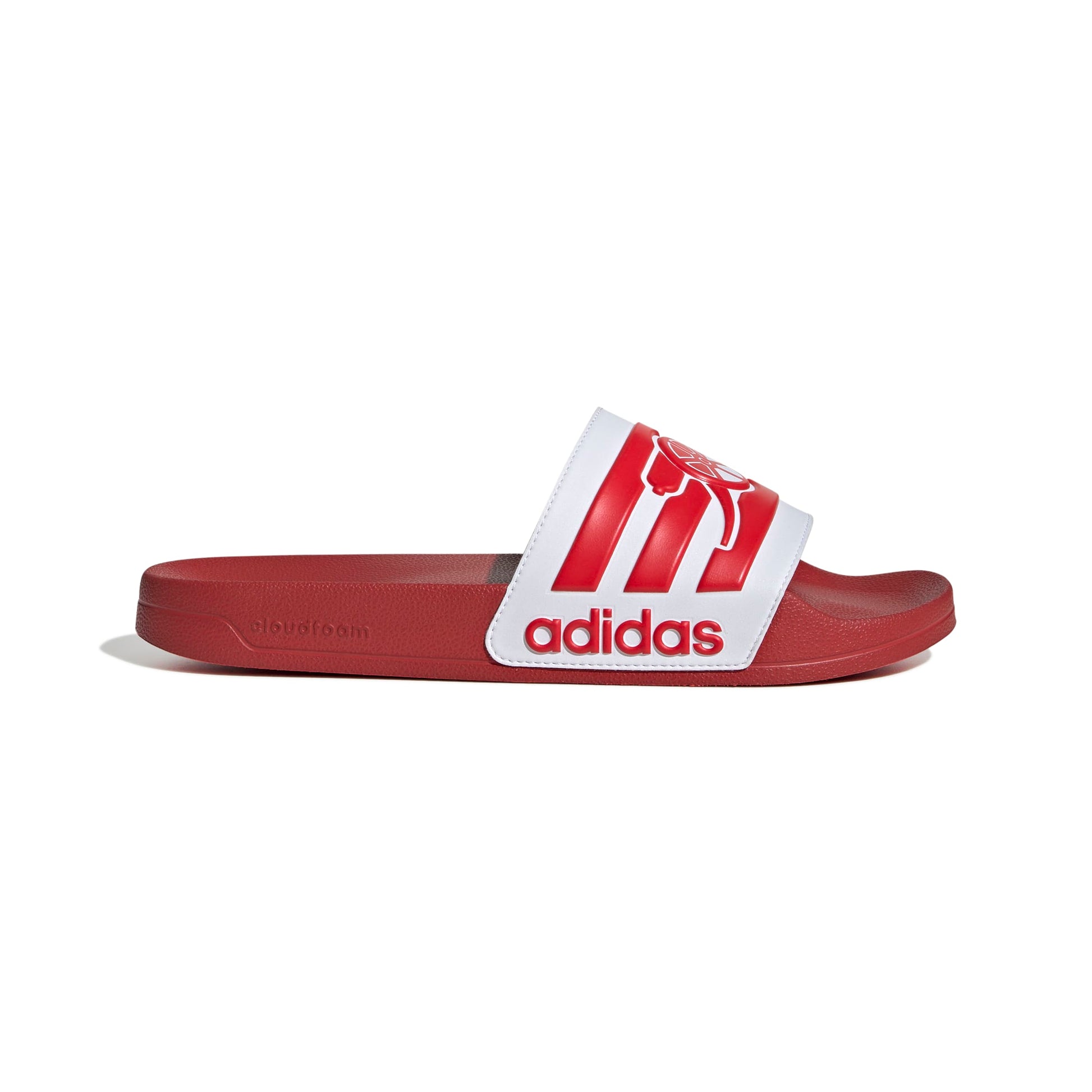 ADI ADILETTE SHOWER ARSENAL POWER RED/WHITE